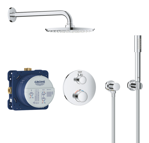 Grohe Grohtherm Rainshower Cosmopolitan 210 Duş Seti - 34732000 - GROHE