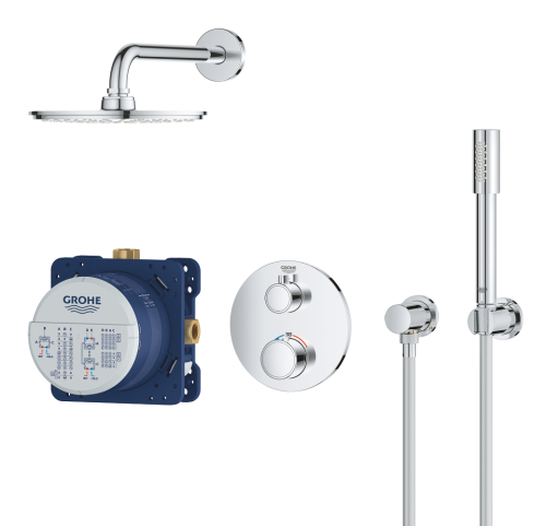 Grohe Grohtherm Rainshower Cosmopolitan 210 Duş Seti - 34732000 - 3