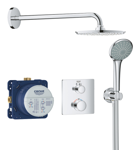 Grohe Grohtherm Rainshower Cosmopolitan 210 Duş Seti - 34734000 - GROHE