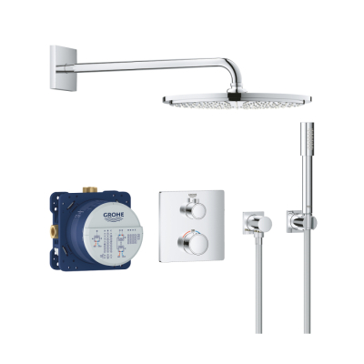 Grohe Grohtherm Rainshower Cosmopolitan 310 Duş Seti - 34730000 - 1