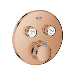 Grohe Grohtherm Smartcontrol Çift Valfli Akış Kontrollü, Ankastre Termostatik Duş Bataryası - 29119Da0 