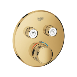 Grohe Grohtherm Smartcontrol Çift Valfli Akış Kontrollü, Ankastre Termostatik Duş Bataryası - 29119Gl0 