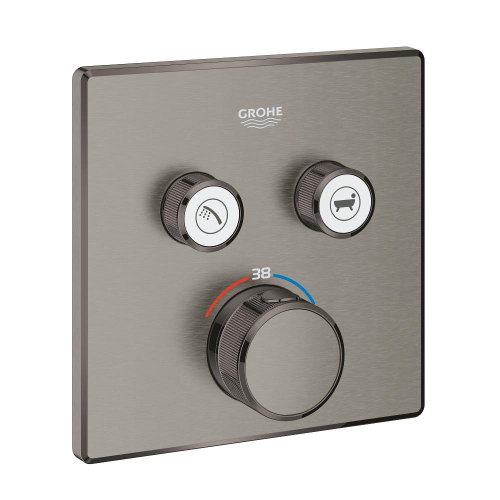 Grohe Grohtherm Smartcontrol Çift Valfli Akış Kontrollü, Ankastre Termostatik Duş Bataryası - 29124Al0 