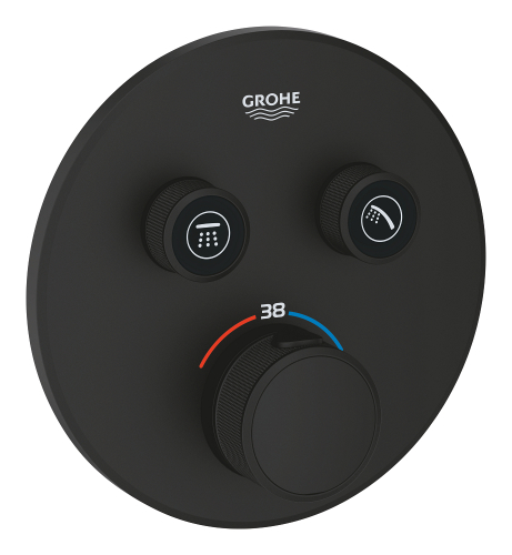Grohe Grohtherm Smartcontrol Çift Valfli Akış Kontrollü, Ankastre Termostatik Duş Bataryası (29507Kf0) - GROHE