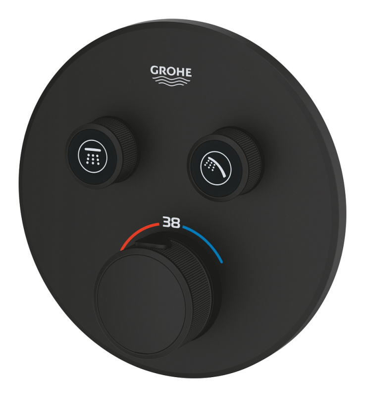 Grohe Grohtherm Smartcontrol Çift Valfli Akış Kontrollü, Ankastre Termostatik Duş Bataryası (29507Kf0) - 4