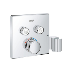 Grohe Grohtherm Smartcontrol Çift Valfli Akış Kontrollü, Ankastre Termostatik
Duş Bataryası, Entegre Duş Kolu İle - 29125000 - 1