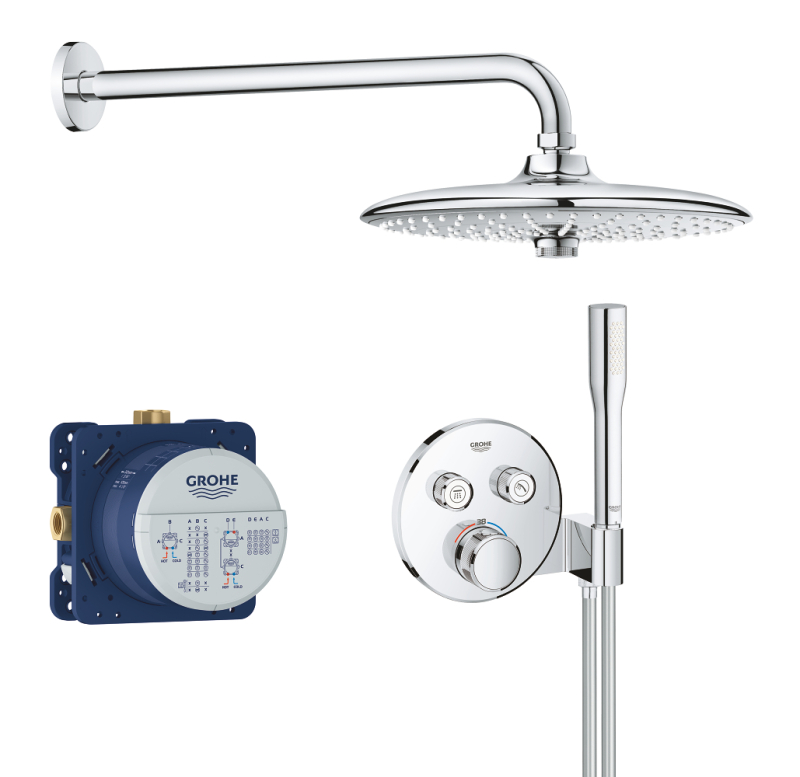 Grohe Grohtherm Smartcontrol Duş Seti - 34744000 - 1