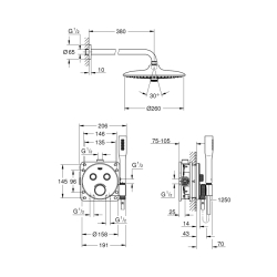 Grohe Grohtherm Smartcontrol Duş Seti - 34744000 - 2