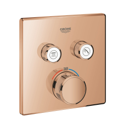 Grohe Grohtherm SmartControl Gizli montajlı 2 valfli emniyetli mikser - 29124DA0 - GROHE