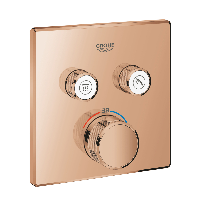 Grohe Grohtherm SmartControl Gizli montajlı 2 valfli emniyetli mikser - 29124DA0 - 2