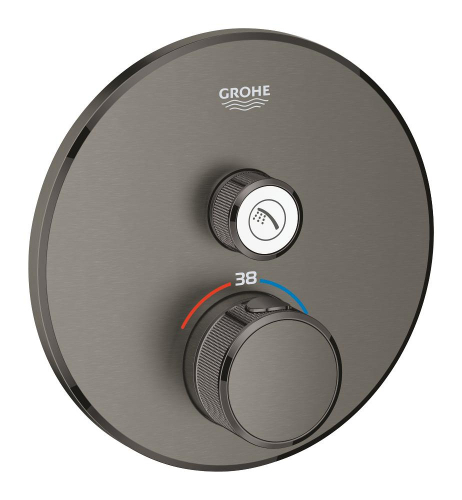 Grohe Grohtherm Smartcontrol Tek Valfli Akış Kontrollü, Ankastre Termostatik Duş Bataryası - 29118Al0 - GROHE