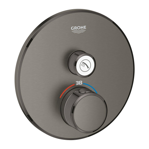 Grohe Grohtherm Smartcontrol Tek Valfli Akış Kontrollü, Ankastre Termostatik Duş Bataryası - 29118Al0 - 2