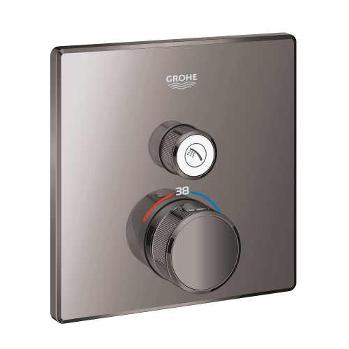 Grohe Grohtherm Smartcontrol Tek Valfli Akış Kontrollü, Ankastre Termostatik Duş Bataryası - 29123A00 
