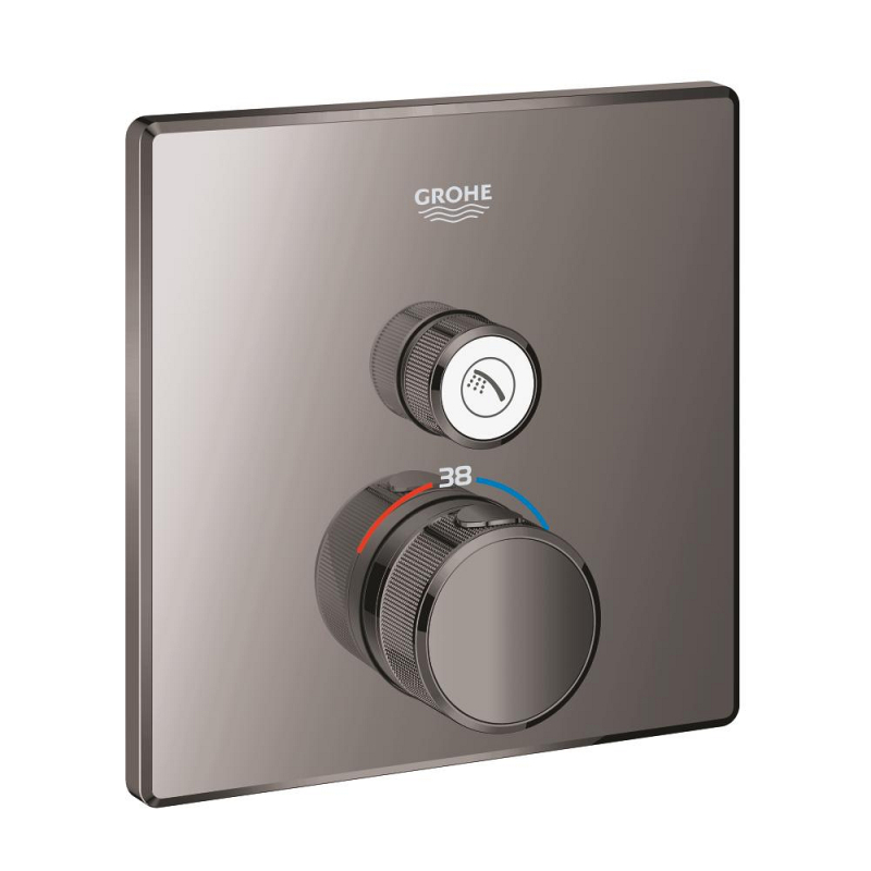 Grohe Grohtherm Smartcontrol Tek Valfli Akış Kontrollü, Ankastre Termostatik Duş Bataryası - 29123A00 - 1