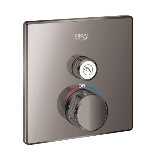 Grohe Grohtherm Smartcontrol Tek Valfli Akış Kontrollü, Ankastre Termostatik Duş Bataryası - 29123A00 - 2