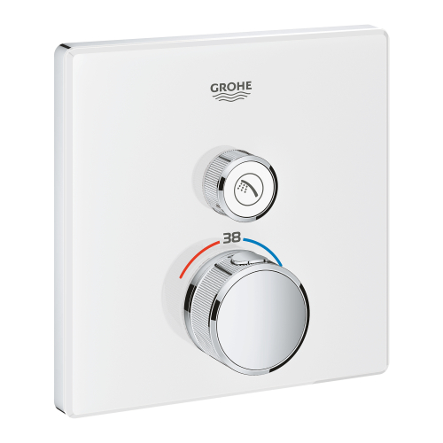 Grohe Grohtherm Smartcontrol Tek Valfli Akış Kontrollü, Ankastre Termostatik Duş Bataryası - 29153Ls0 - 2