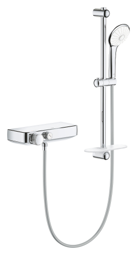 Grohe Grohtherm Smartcontrol Termostatik Duş Bataryası / Duş Seti Dahil - 34720000 - GROHE