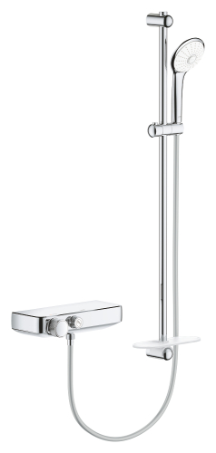 Grohe Grohtherm Smartcontrol Termostatik Duş Bataryası / Duş Seti Dahil - 34721000 - GROHE
