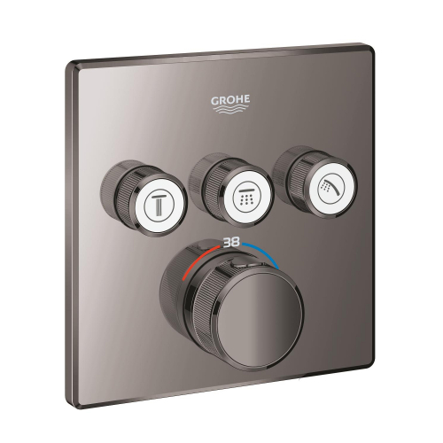 Grohe Grohtherm Smartcontrol Üç Valfli Akış Kontrollü, Ankastre Termostatik Duş Bataryası - 29126A00 - 2
