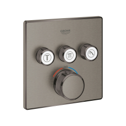 Grohe Grohtherm Smartcontrol Üç Valfli Akış Kontrollü, Ankastre Termostatik Duş Bataryası - 29126Al0 