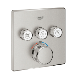 Grohe Grohtherm Smartcontrol Üç Valfli Akış Kontrollü, Ankastre Termostatik Duş Bataryası - 29126Dc0 