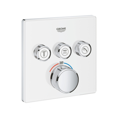Grohe Grohtherm Smartcontrol Üç Valfli Akış Kontrollü, Ankastre Termostatik Duş Bataryası - 29157Ls0 - 1
