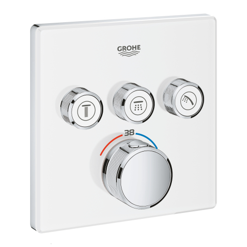 Grohe Grohtherm Smartcontrol Üç Valfli Akış Kontrollü, Ankastre Termostatik Duş Bataryası - 29157Ls0 - 2