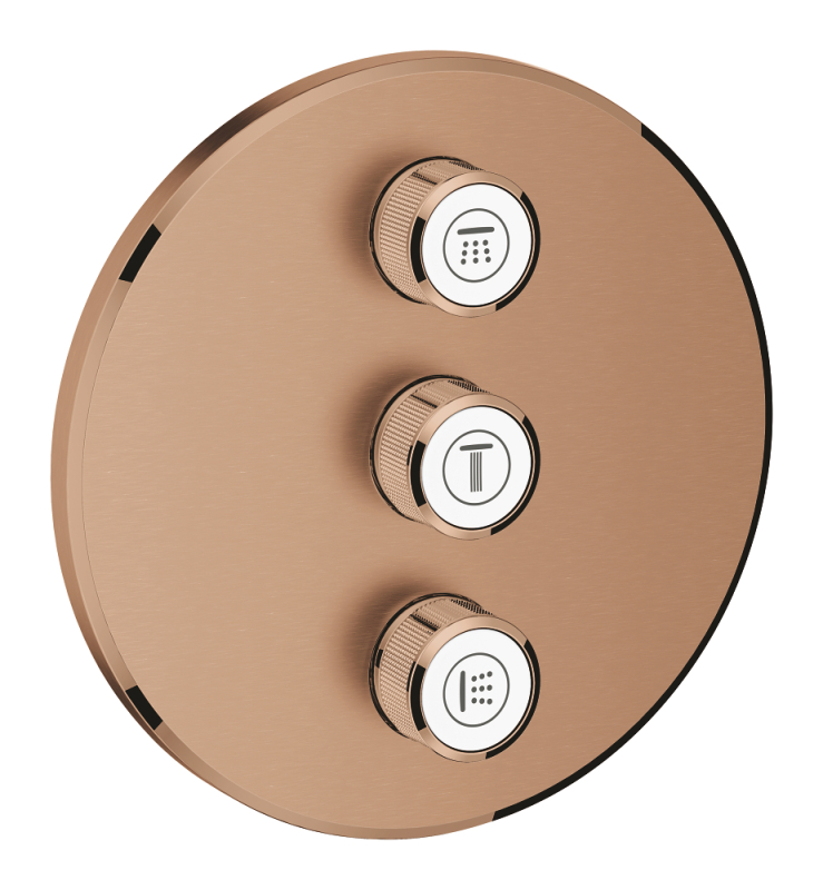 Grohe Grohtherm Smartcontrol Üç Valfli Akış Kontrollü Kumanda - 29122Dl0 - 1
