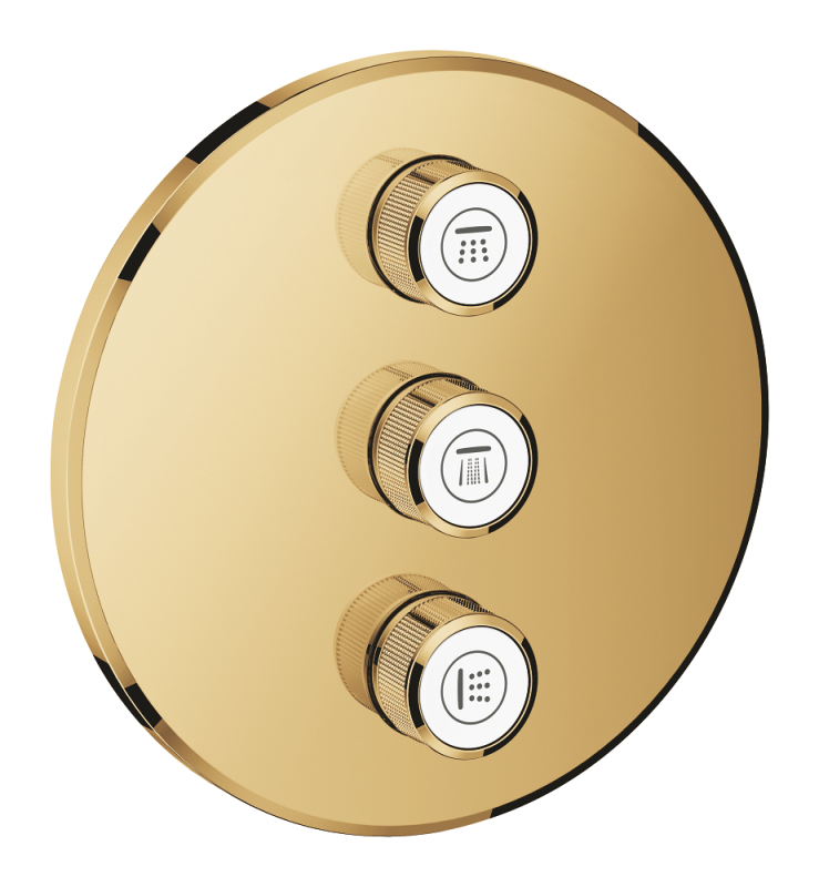 Grohe Grohtherm Smartcontrol Üç Valfli Akış Kontrollü Kumanda - 29122Gl0 - 1