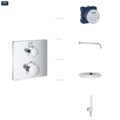 Grohe Grohtherm Termostatik Banyo Seti - 1