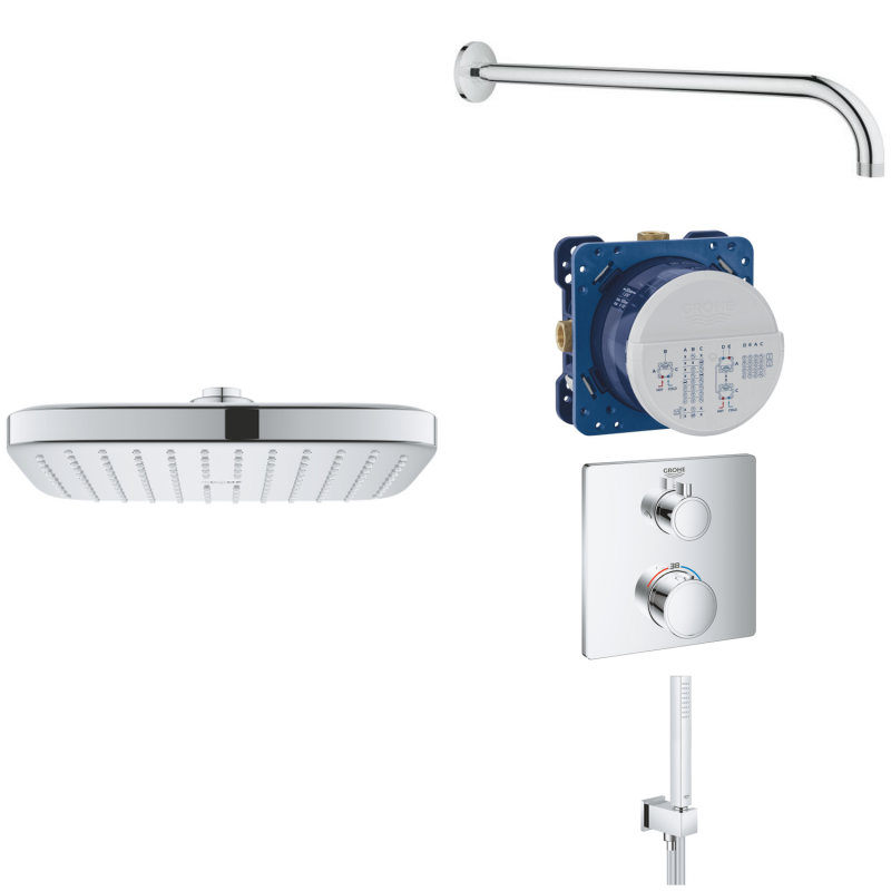 Grohe Grohtherm Termostatik Banyo Seti - 1