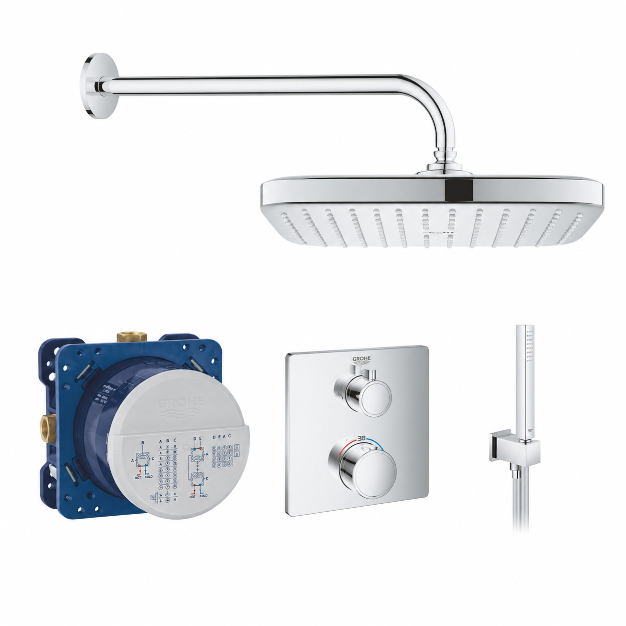 Grohe Grohtherm Termostatik Banyo Seti