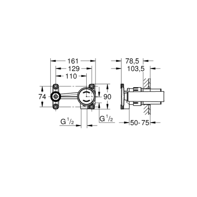 Grohe Joystick Batarya 1/2