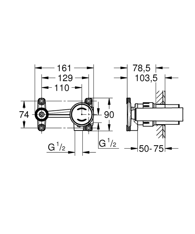 Grohe Joystick Batarya 1/2