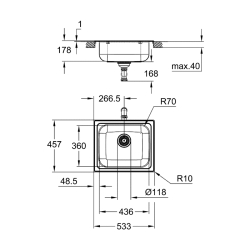 Grohe K200 Paslanmaz Çelik Eviye - 31719Sd0 - 2