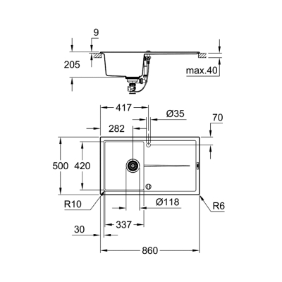 Grohe K400 - 31640Ap0 - 2