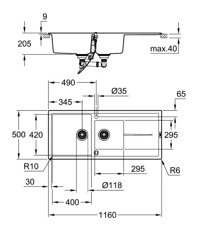 Grohe K400 - 31643Ap0 - 3
