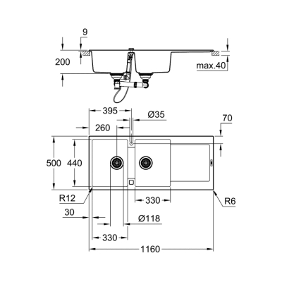 Grohe K500 - 31647Ap0 - 2