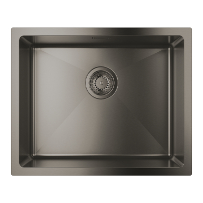 Grohe K700U Tek Gözlü Eviye, Fırçalı Sert Grafit (55x45 cm)Paslanmaz Çelik - 31574AL1 - 2