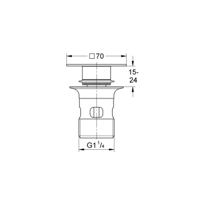 Grohe Kapaklı Tıpa - 40565A00 - 2