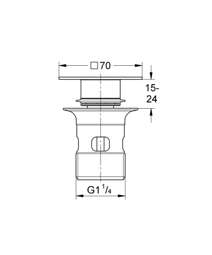 Grohe Kapaklı Tıpa - 40565Dc0 - 3