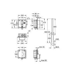 Grohe Klozet İçin Yıkama Valfi - 37157000 - 2