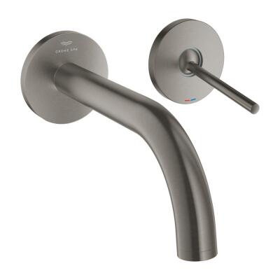 Grohe Lavabo Bataryası İki Delikli Duvardan Atrio Br. Hard Graphite - 29410AL0 - 1