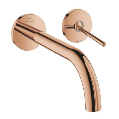 Grohe Lavabo Bataryası İki Delikli Duvardan Atrio Warm Sunset - 29406DA0 - 1