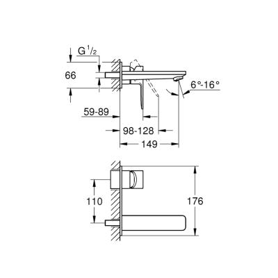 Grohe Lineare İki Delikli Lavabo Bataryası
M-Boyut - 19409001 - 2