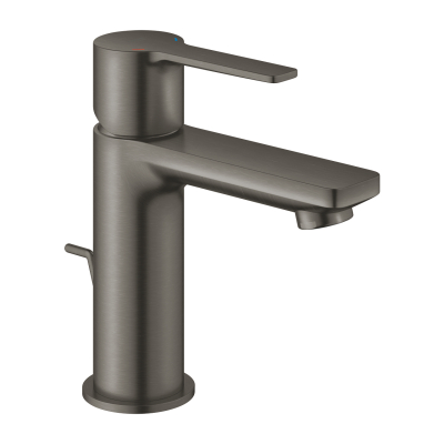 Grohe Lineare Lavabo Bataryası, Sifon Kumandalı, Fırçalı Sert Grafit - 32109AL1 - 1