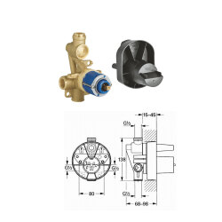 Grohe Mat Siyah Ankastre Set - 1 - 4