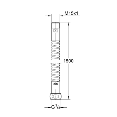 Grohe Metal Hortum - 28112000 - 2