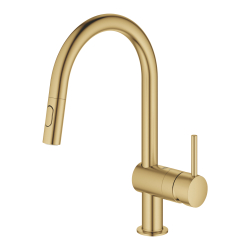 Grohe Minta Tek kumandalı eviye bataryası Altın - 32321GN2 - 2