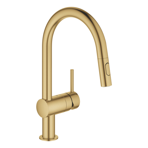Grohe Minta Tek kumandalı eviye bataryası Altın - 32321GN2 - 2